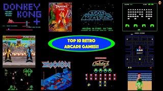 Top Retro Arcade games of all time!! (These games were Iconic)