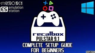 Recalbox Pulstar 9.1 Easy Setup Guide For Windows PC #recalbox #emulator #frontend