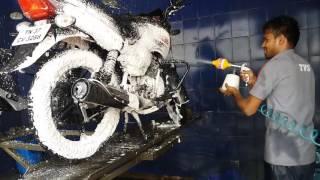 Maruti Auto Equipment India Private Limited  TWO WHEELER WASHING LIFT DEMO VIDEO