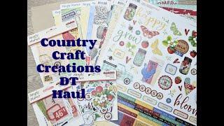 Country Craft Creations Design Team Haul - July