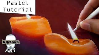 "Creating Light" Soft Pastel Candle Painting Tutorial