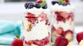 Strawberry Shortcake in a Jar