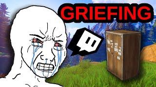 GRIEFING A STREAMER TILL THEY QUIT - rust trolling