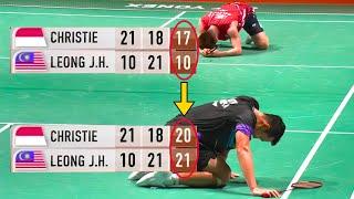 Leong Jun Hao's INSANE COMEBACK against Jonatan Christie