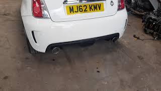 Abarth 595 MS Racing exhaust sound.