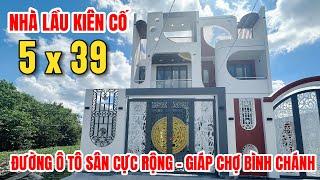 Tài chính 1ty5 mua ngay nhà sân vườn rộng gần 200m2 full thổ giáp Bình Chánh, gần chợ đường xe hơi .