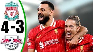 Liverpool vs RB Leipzig 4-3 - All Goals & Highlights - 2024