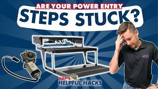 RV Power Steps Operation, Maintenance, and Override