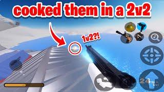 pov: u cooked 2 players in a 2v2…. (roblox rivals)