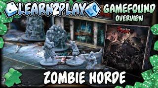 Learn to Play Presents: Zombie Horde Gamefound overview