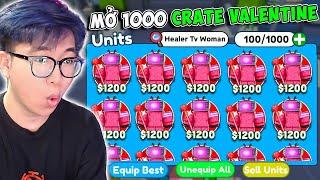 Bi Huỳnh Mở 1000 Valentine Crate Lấy Healer TV Wonan 0,5% Và Pha Trade Spider TV Siêu Lời Phút Cuối