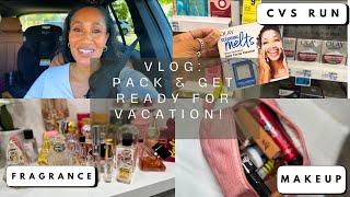 vlog | prepping to go on my anniversary trip and pack my makeup with me