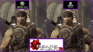 Gears of War 3 XBOX 360 VS XBOX SERIES X Graphics Comparison / Comparativa Grafica FPS BOOST ON