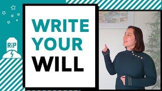 Why Make a Will (Writing a Will UK)