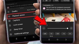 How to Fix New YouTube Playback Speed Not Working 2024 | YouTube Playback Speed Not Changing Problem