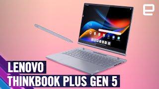 Lenovo Thinkbook Plus Gen 5 Hybrid hands-on at CES 2024