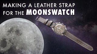 Handcrafting  a leather MoonSwatch strap – Leathercraft tutorial