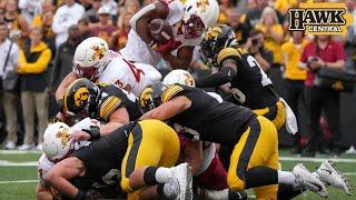 Iowa DL Lukas Van Ness explains how he blocked two punts against Iowa State