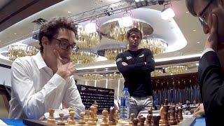 Carlsen Checking Caruana's Interesting Game | FIDE World Cup 2023