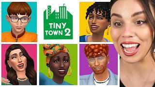 The Sims 4 TINY TOWN 2 Challenge! Part 1