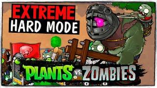 ЭКСТРЕМАЛЬНЫЙ ХАРДКОР МОД PVZ  СЫГРАЕМ ? ◉ Plants vs Zombies 1 Extreme Hard Mode #1