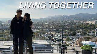 DAY IN OUR LIVES AS A COUPLE (living in LA, gymming, working together, etc)