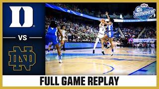 Duke vs. Notre Dame Full Game Replay | 2025 Ally ACC Women's Basketball Tournament