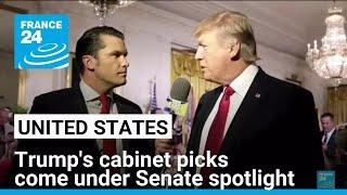 Trump's controversial pick for defence secretary faces crucial US Senate hearing • FRANCE 24