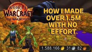 HOW I MADE Over 1.5 Million GOLD In War Within With Little To no effort!