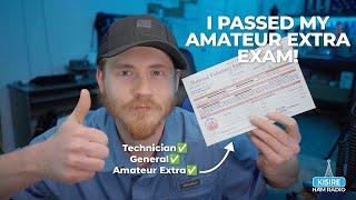 I FINALLY Passed My Amateur Extra Class Exam!