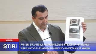 Falsuri, cu ajutorul platformelor de inteligență artificială  Albu a invitat o pe Sandu să facă un t