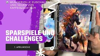 Sparspiele & Challenges1. Aprilwoche Wir krönen Königin Kalu #sparenmitderumschlagmethode