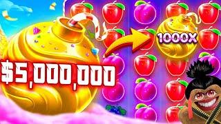 We Won Over $5,000,000 On SWEET BONANZA 1000!