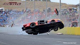 Australian Pro Stock Drag Racers Wild Crash!