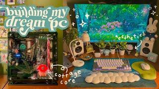 build my dream gaming pc with me! *:･ﾟ*:･ﾟa cozy, cottagecore set-up & desk makeover