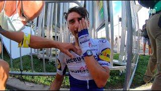 Emotional Julian Alaphilippe celebrates Tour de France stage win