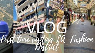 VLOG | FIRST TIME VISITING LA FASHION DISTRICT | BUYING FOR MY ONLINE BOUTIQUE