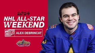 Alex DeBrincat at the 2024 NHL All Star Game