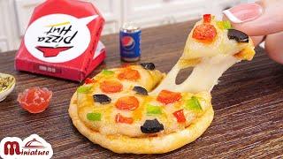 Tasty Miniature Pizza Hut Cheese Burst Madness Recipe  Cooking Mini Food