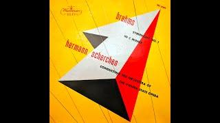 Brahms:  Symphony No.1. Hermann Scherchen & the Orchestra of the Vienna State Opera - 1953. (Mono).