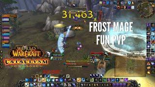 Really Fun Frost Mage Solo BG PvP Cataclysm Classic