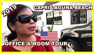 CAPRI LAGUNA A BOUTIQUE HOTEL ON THE BEACH CALIFORNIA.I GIVE YOU A TOUR OFFICE & ROOM. PINAY IN U.S.