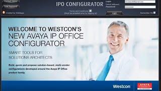 Westcon IPO Configurator Demonstration