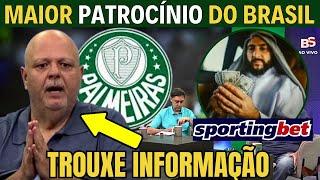 MUITO DINHEIRO! MASSINI TROUXE INFORMAÇÃO "PALMEIRAS VAI ANUNCIAR".