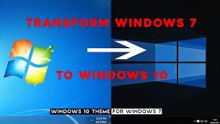 How To Make Windows 7 Look Like Windows 10. By Atanu's PC.