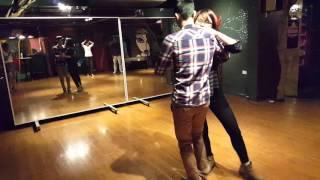 Huyen Nguyen dance kizomba after 3rd lesson - Beso