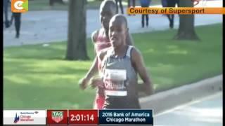 Kenya’s Asbel Kirui, Florence Kiplagat win the Chicago Marathon