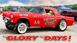 GLORY DAYS! NOSTALGIA DRAG RACING! WILD SMOKY BURNOUTS! BYRON DRAGWAY!