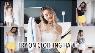 TRY ON CLOTHING HAUL || Thuvan Pham