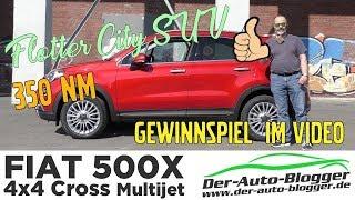 Super Poppiger SUV Fiat 500 X 4x4 Cross 2.0 Multijet -  Test, Review und Fahrbericht / Testdrive